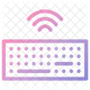 Kabellose Tastatur Symbol