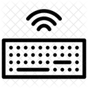 Kabellose Tastatur Symbol