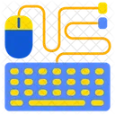 Tastatur und Maus  Symbol
