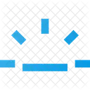 Tastatur Helligkeit Schnittstelle Symbol