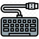 Tastaturkabel Tastaturdraht Kabeltastatur Symbol