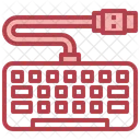 Tastaturkabel Tastaturdraht Kabeltastatur Symbol