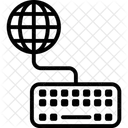 Tastiera Hardware Del Computer Dispositivo Di Input Icon