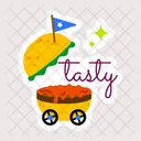 Tasty Burger Tasty Food Junk Food Icon