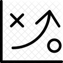 Tatica Estrategia Plano Ícone