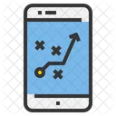 Plano De Estrategia Movel Estrategia Taticas Moveis Ícone