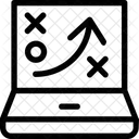 Tatica Estrategia Plano Ícone