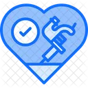 Tattoo Machine Heart Tattoo Machine Heart Icon
