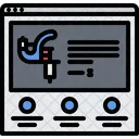 Tattoo Parlor Website Tattoo Parlor Browser Tattoo Machine Icon