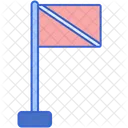 Tauchflagge  Symbol