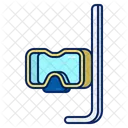 Tauchermaske Tauchermaske Schnorcheln Symbol