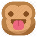 Taunt Tongue Monkey Icon