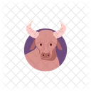 Taurus Vector Zodiac Icon