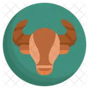 Taurus Bull Side View Icon