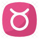 Taurus Astrological Symbol Icon