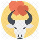 Taurus Bull Zodiac Icon