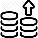 Taux Especes Pieces De Monnaie Icône