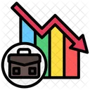 Emplois Economie Croissance Icône