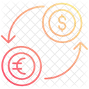 Taux de change  Icône