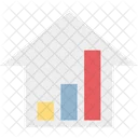 Graphique A Barres Tableau De Progression Infographie Icône