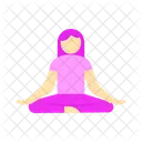 Copia Della Tavola Da Disegno Yoga Meditazione Icon