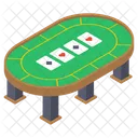 Tavolo Da Poker Carte Da Gioco Gioco Al Coperto Icon