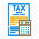 Tax Calculation Accountant Icon