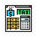 Tax Calculation Accountant Icon