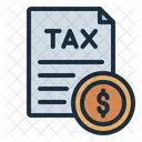 Tax Document File Icon
