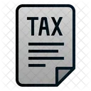 Tax Paper File Icon