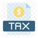 Tax Coin Money Icon