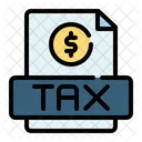 Tax Bank Coin Icon