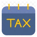 Calendar Tax Date Icon