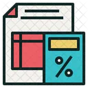 Tax Table Calculate Icon