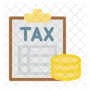 Tax File Clipboard Icon