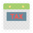 Tax Calendar Date Icon