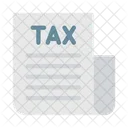 Tax Document Paper Icon