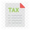Tax File Document Icon
