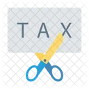 Tax Cut Scissor Icon