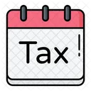 Tax Calendar Business Icon