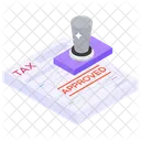 Business Statement Accounting Tax Approved Icon