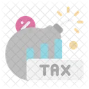 Tax Bomb Bomb Debt Icon