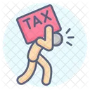 Tax Tax Burden Big Tax Icon