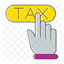 Button Tax Hand Icon