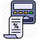 Tax Calculate Tax Paid Icon