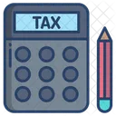 Tax Calculating Tax Money Icon
