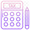 Tax Calculating  Icon