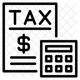 세금 계산  아이콘