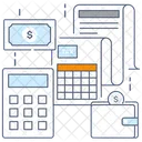Budget Accounting Finance Calculation Icon