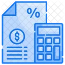 Tax calculation  Icon